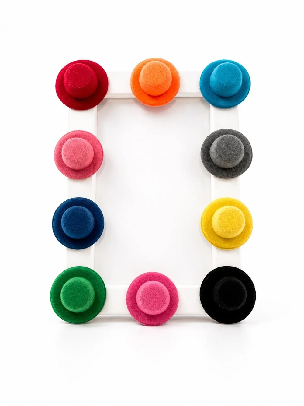Colorful Mini Hat Picture Frame Whimsical Room Decor